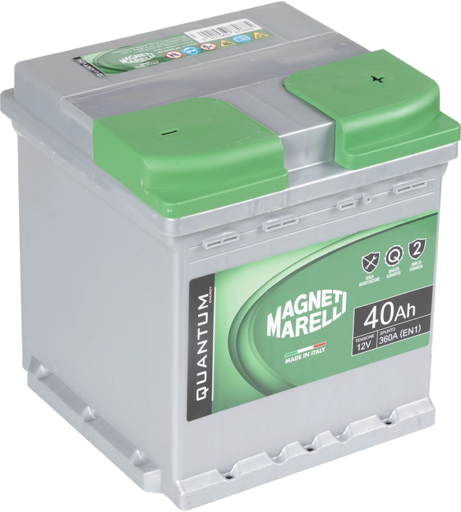 Magneti marelli batteria per auto 40ah 12v 330a en1 per cassetta l0